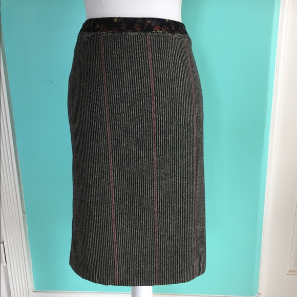 スカート Etro Wool Blend Pencil Skirt Wool-blend pencil skirt in grey - Etro | Mytheresa
